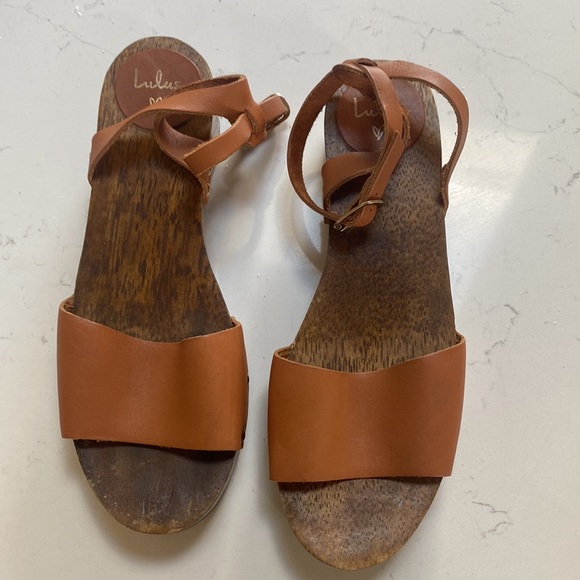 Lulus leather platform sandals - Picture 3 of 3